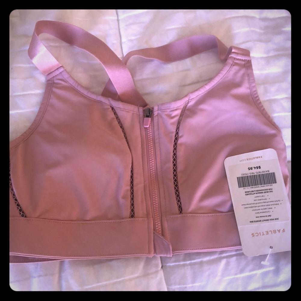 Zoe High impact sports bra in pink